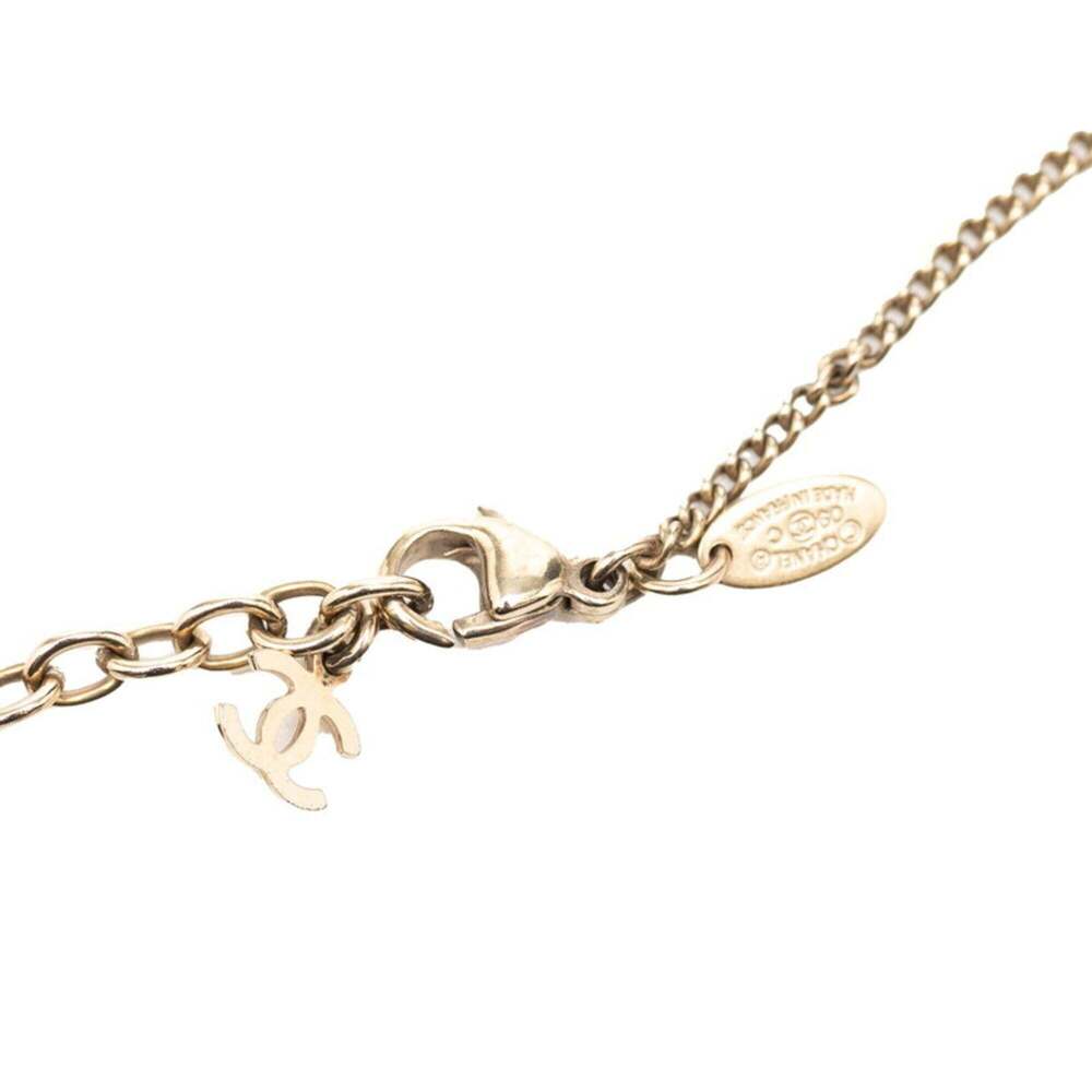 CHANEL Gold Logo Necklace - Picture 4 of 6